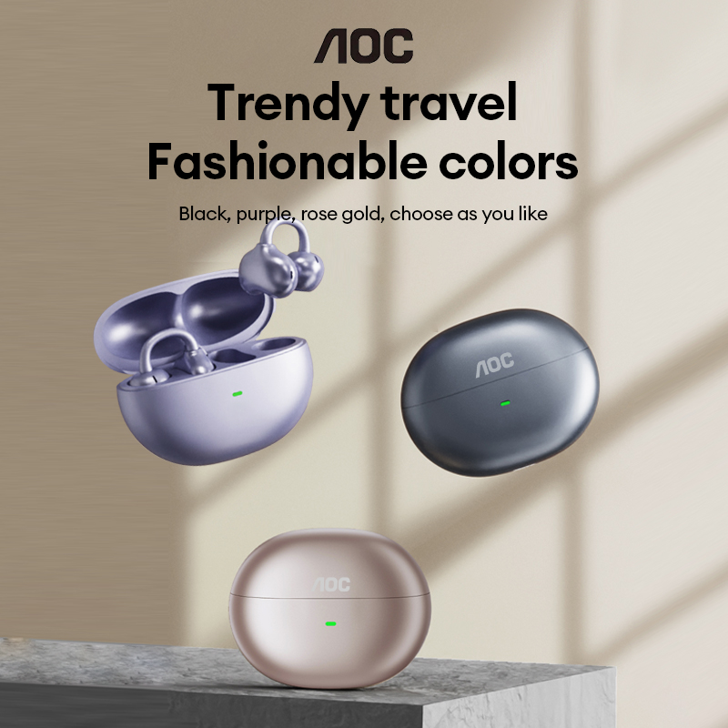 Wireless Charger - AOC ACD2544 Kablosuz Bluetooth Kulak Klipsli