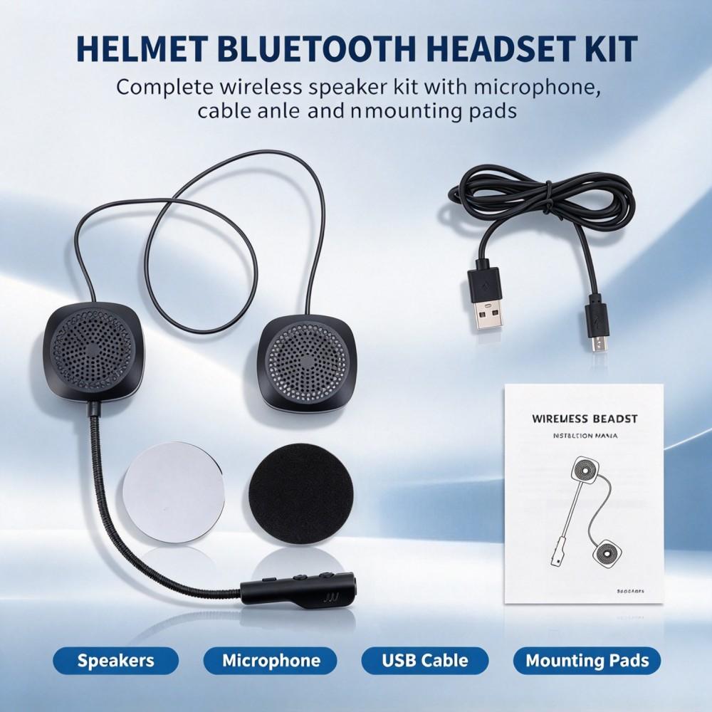 Bluetooth Speaker - Motosiklet Sürüşü İçin Bluetooth Kask Kulaklığı,