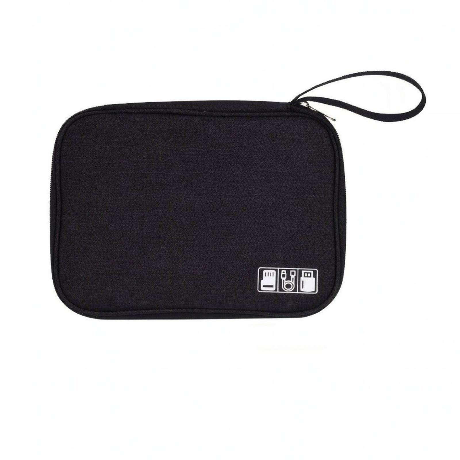 Cable Organizer - Dayanıklı Oxford Kumaşından Yapılmış, File Cepli